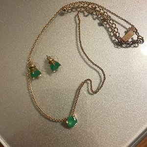 Kate Spade necklace and earrings set